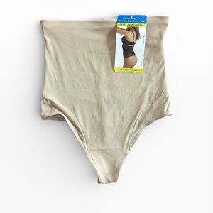 Slimshaper By Miracle Brand Hi Waist Thong Shaper Sz XXL Extra Firm Control NWT
